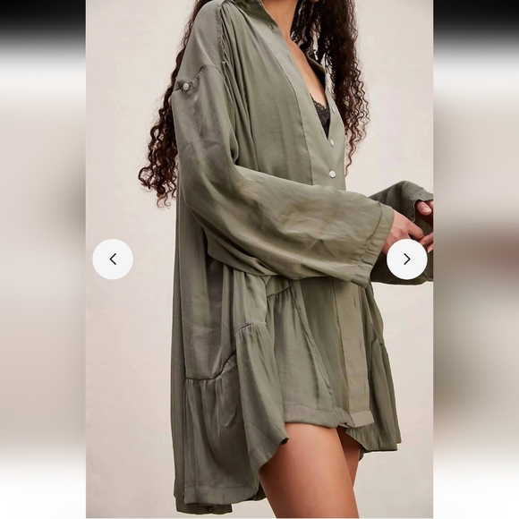 Free People Moonstruck Mini Dress Tunic Top - Picture 3 of 5